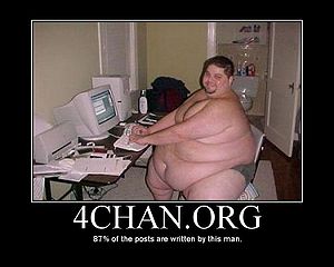 Вариант мотивационного постера для 4chan.